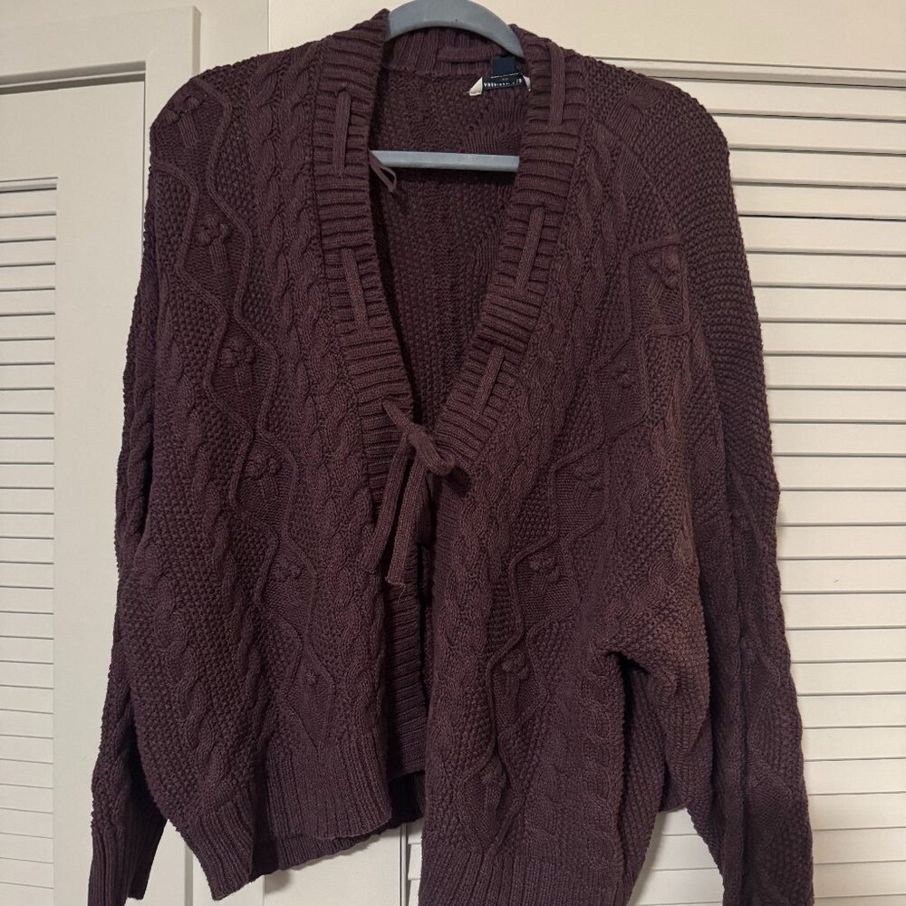 American Eagle Tie Knit Cardigan
